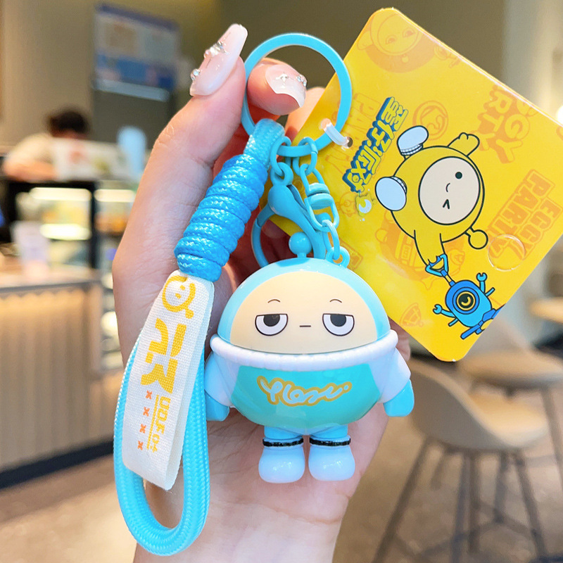 Genuino huevo de la fiesta llaveros huevo de vestir t llaveros bolsas creativas lindos colgantes juguetes huevo