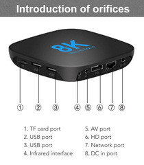 mx10 8k set-top box rk3528A 2.4g/5gwifi Bluetooth 4K HD dual-band player TV box