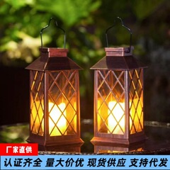国境を越えたソーラー屋外中庭キャンドル風ランプ庭の芝生の風景装飾レトロな雰囲気の新しい大きな宮殿ランタン