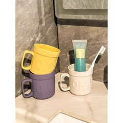 うがいカップクリエイティブ歯ブラシカップシンプルなハンドルカップ家庭用カップル歯ブラシカップ学生寮うがいカップ歯ブラシカップ