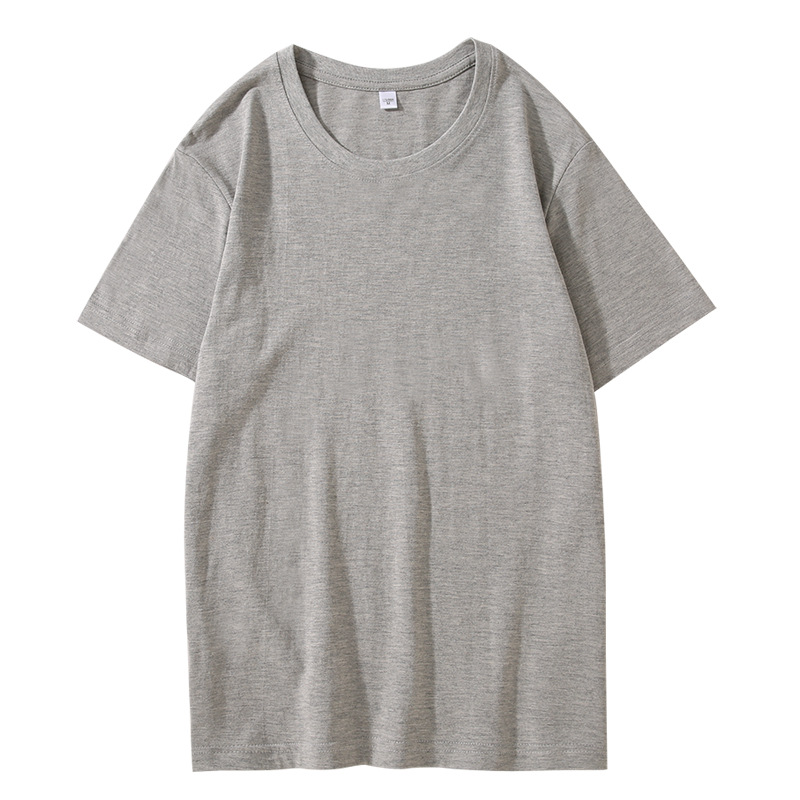 Ropa de trabajo corporativa Camisa publicitaria grupal Camiseta de algodón Impresión personalizada Logotipo Uniforme de clase Construcción grupal Ropa cultural Cuello redondo Manga corta