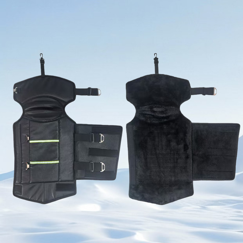 Paquete trasera de lujo pantorrilla con rodillas largas de lana