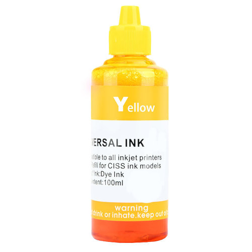 Manufacturer wholesale suitable for HP/Canon ink cartridge ink printer ink refill continuous supply 100ml color