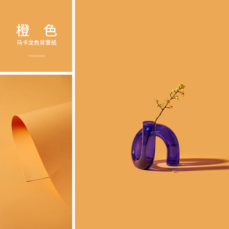 Papel de fondo de fotografía profesional de color macaron para props de fotografía de productos de naturaleza muerta de fondo de fotografía de color sólido papel de papel blanco y negro