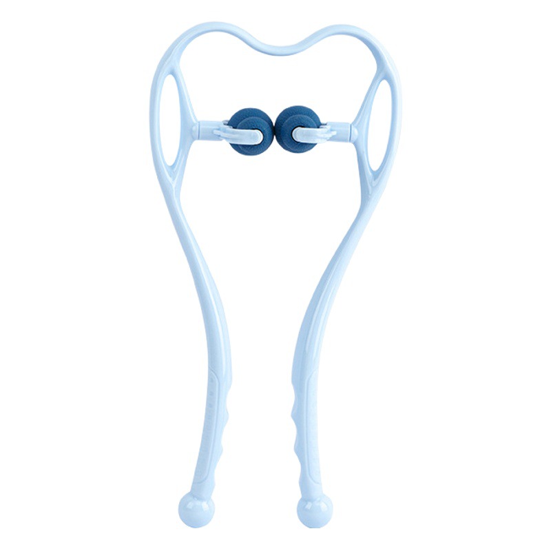 Abrazadera de cuello manual de masaje cervical abrazadera de cuello multi-Rodillo giratorio hombro cuello pierna abdomen hogar relajación masajeador