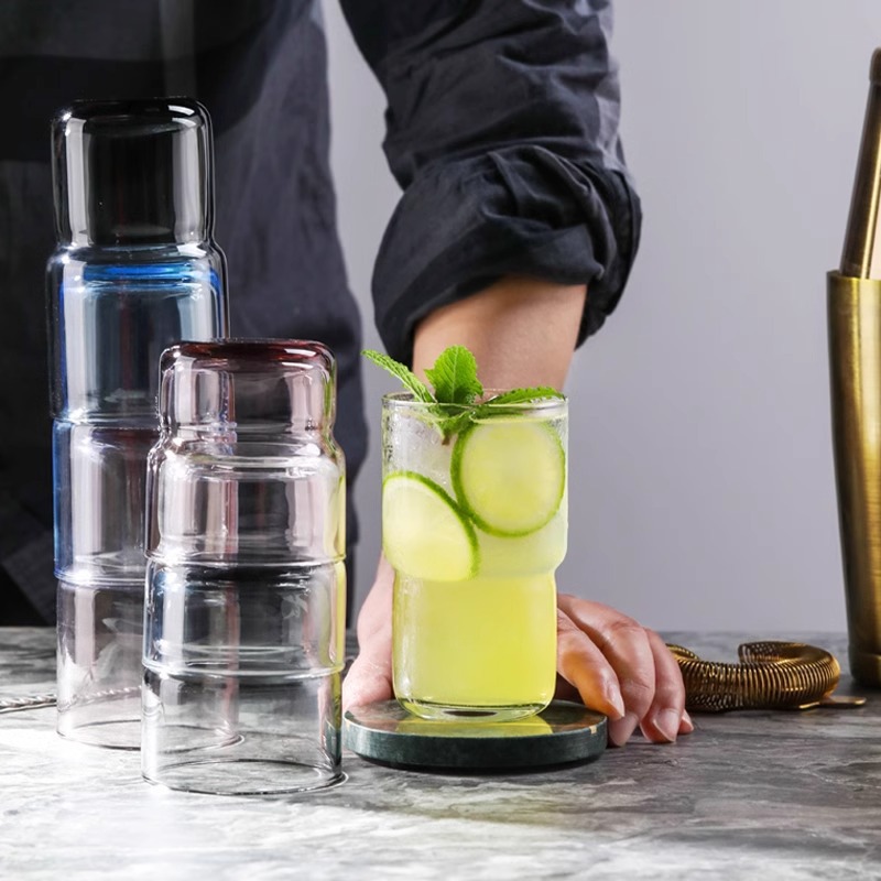 ARCOROC Gono Rog Taza templada plegable Vaso de vino de whisky de vidrio condensado Taza de agua resistente al calor al por mayor