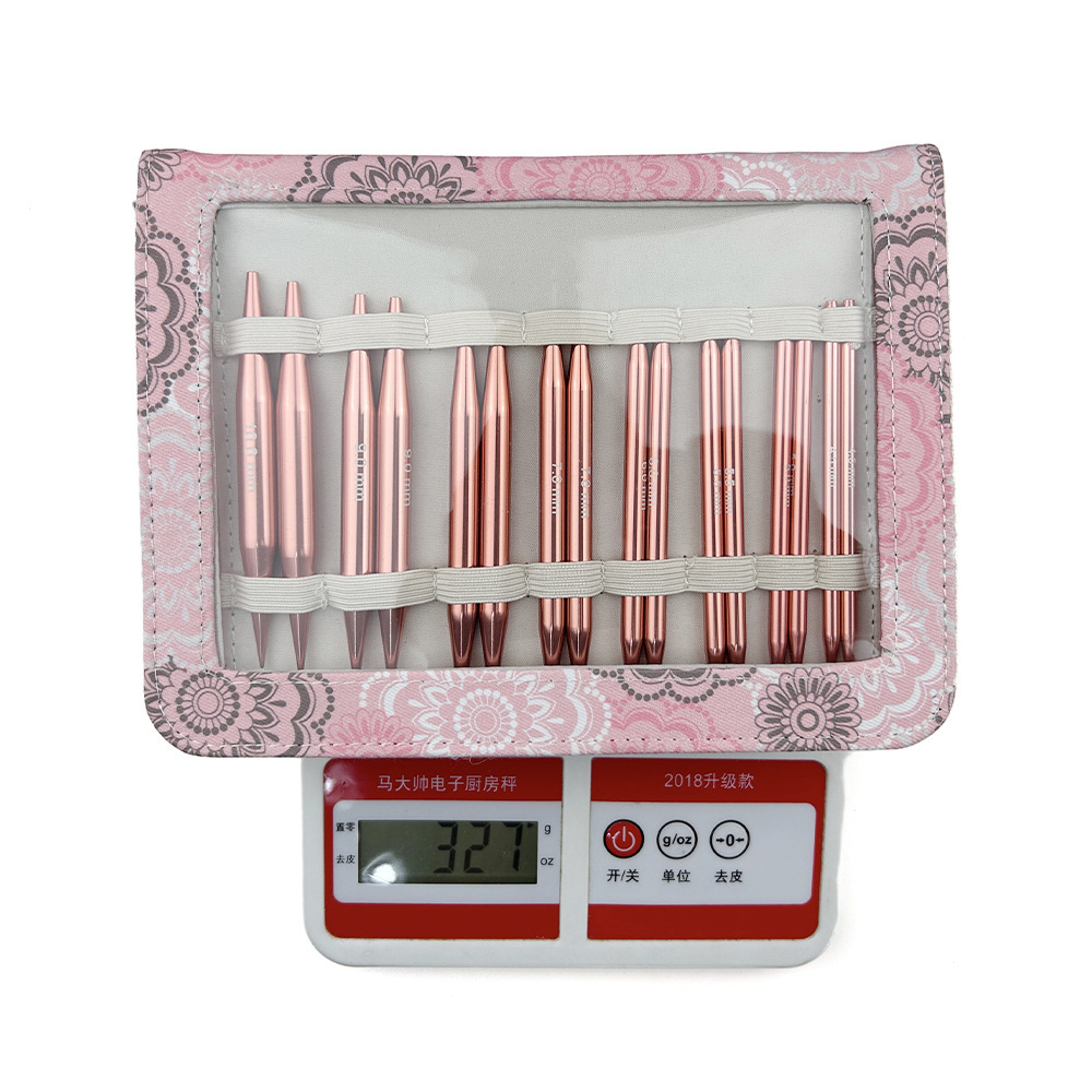 Agujas multifuncionales transfronterizas de suéter de óxido de aluminio de aluminio de oro desmontables 13 paquetes de tela