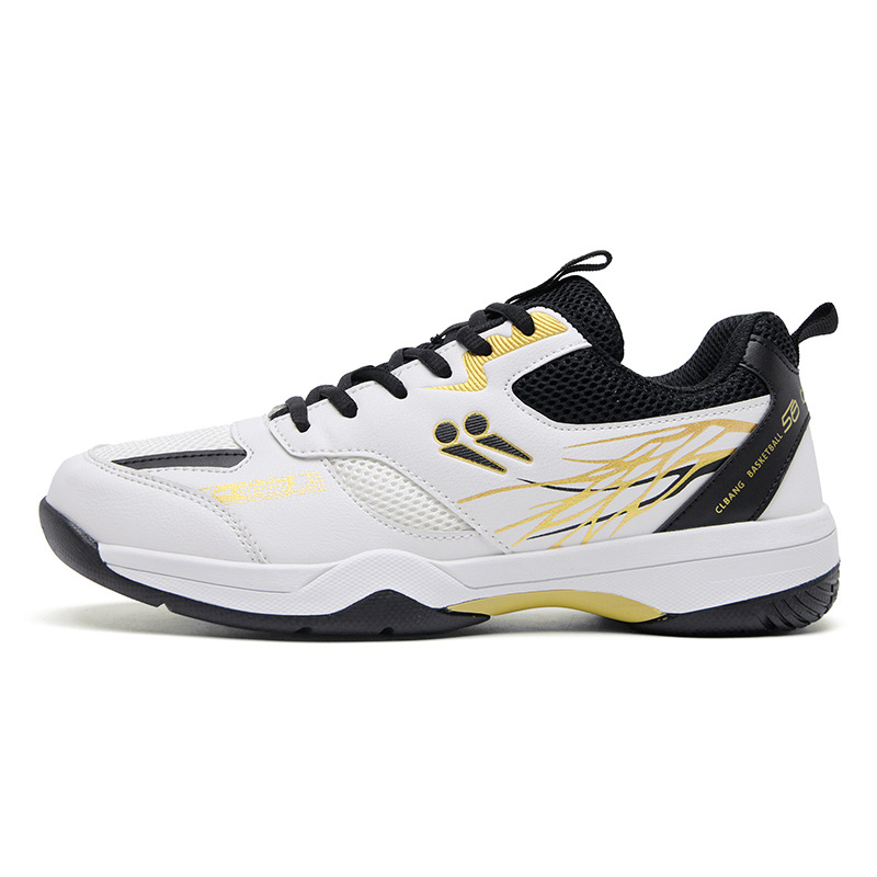 ROANK zapatos de bádminton para hombres y mujeres zapatos de entrenamiento amortiguadores zapatos deportivos profesionales respirantes anti-deslizantes zapatos de tenis resistentes al desgaste