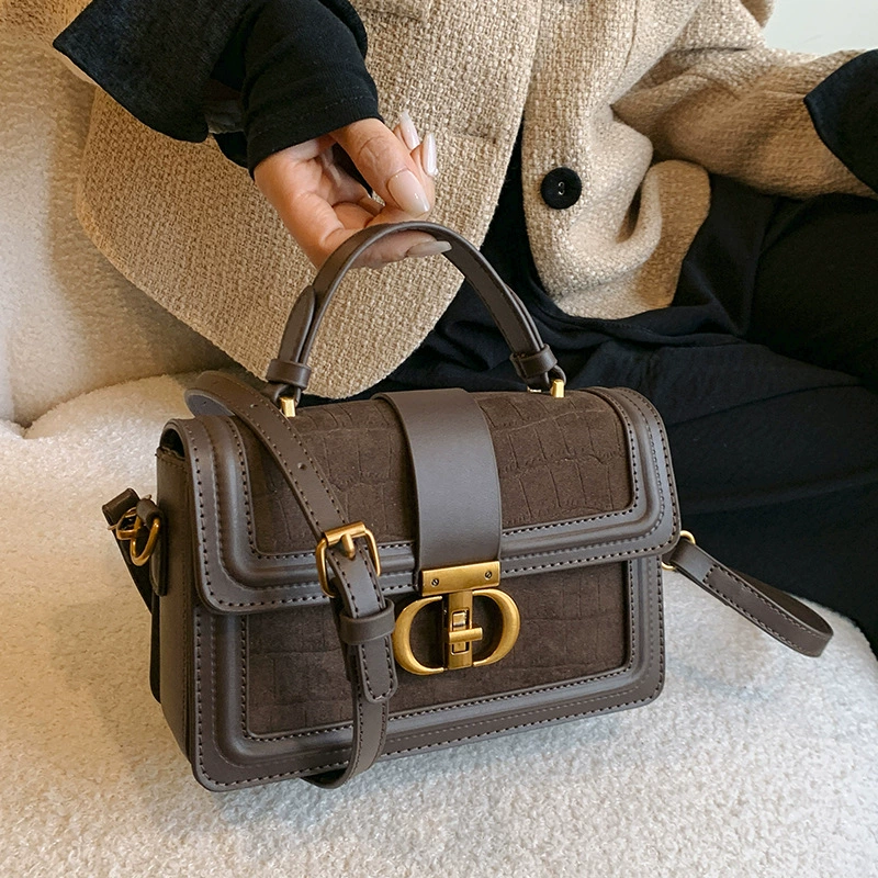 Внешняя торговля взрывная сумка сумочка женская 2024 новая европейская и американская ретро-каменная сумка на плечо