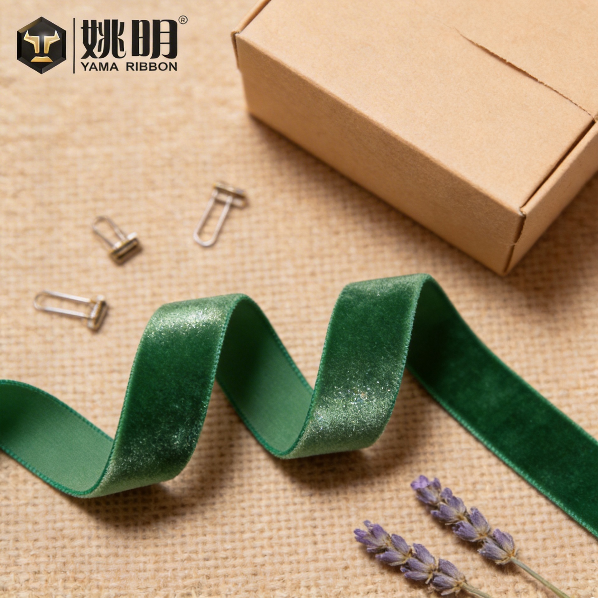 Yao Ming poliéster flocado cinta 3 puntos 1cm DIY accesorios para el cabello horquilla traje regalo embalaje cinta 323-850