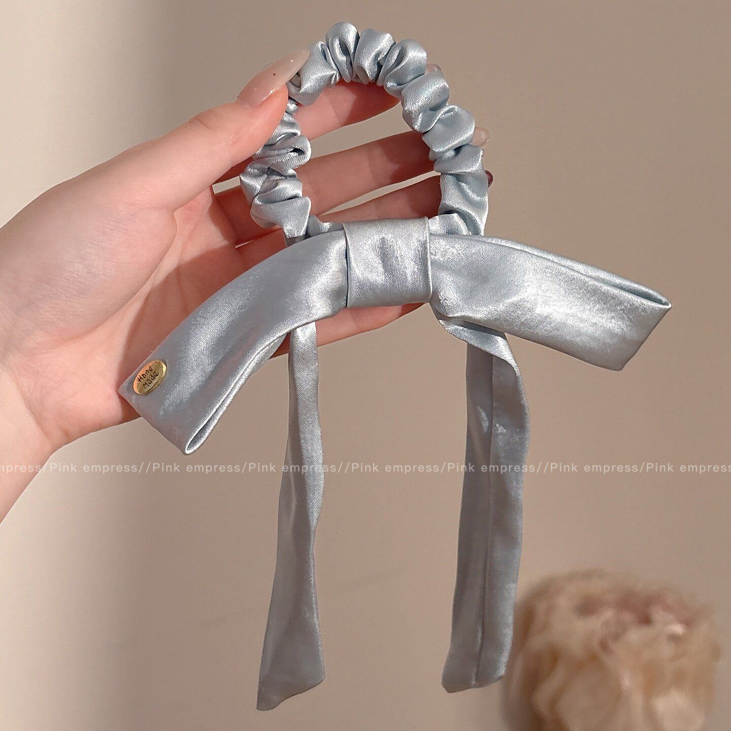 Anillo para el cabello de intestino grueso de gran tamaño coreano, bufanda cuadrada de alta calidad femenina, cuerda para el cabello, banda elástica y duradera, flor de viento perezosa