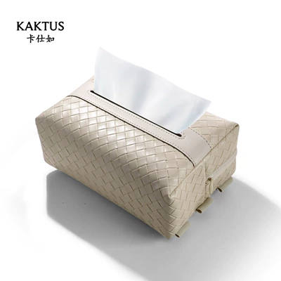 Car tissue box/set, Box Light Luxury High-End Leather