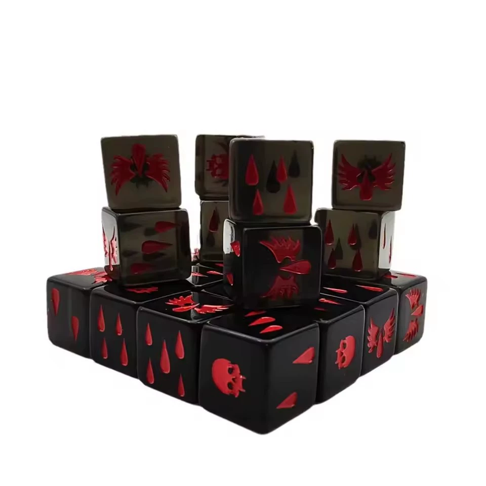 Игра настольная Warhammer 40k Blood Angels Sanguinius Dice темнота Темные Ангелы Кровавые Ангелы 16 мм