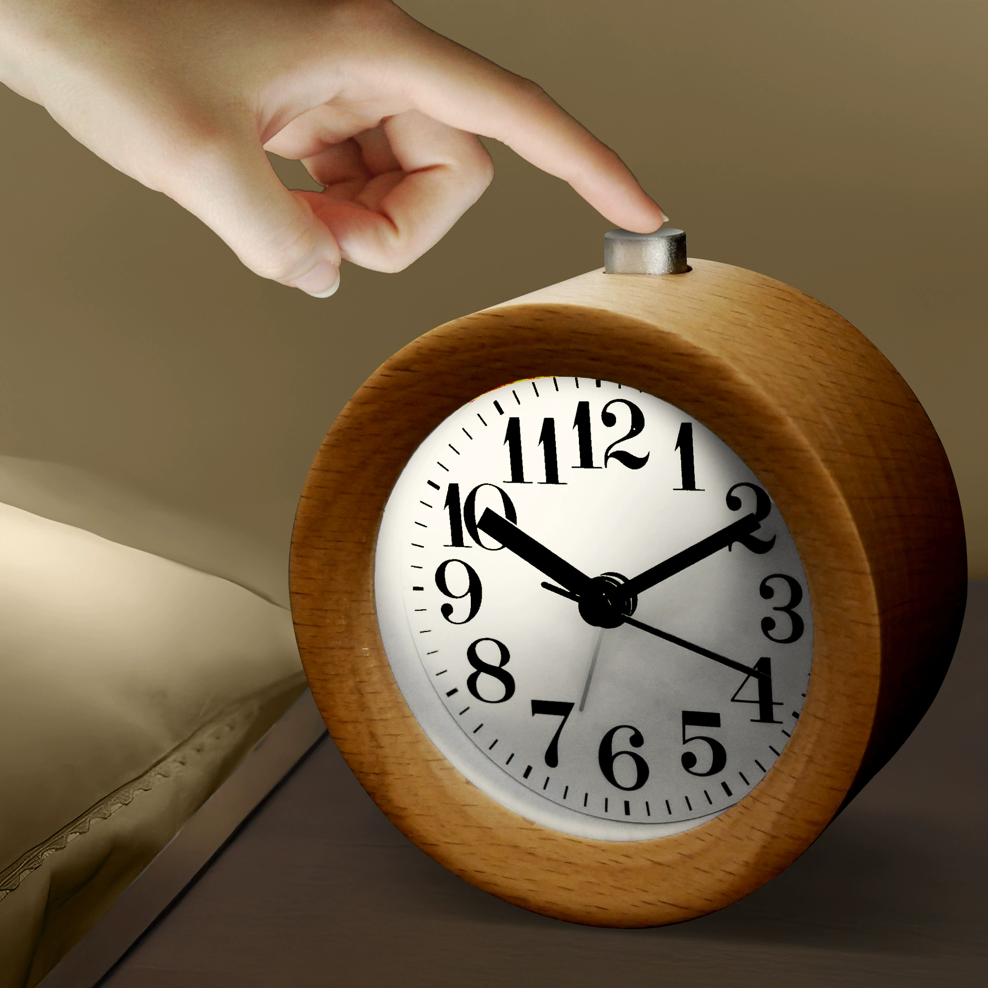 Симпатичный деревянный будильник для детей Симпатичный бесшумный будильник на Amazon