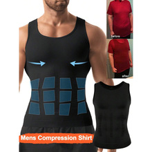 X 87963 Men's slimming tank top ��ʿ�����ո����ֱ��Ŀ羳