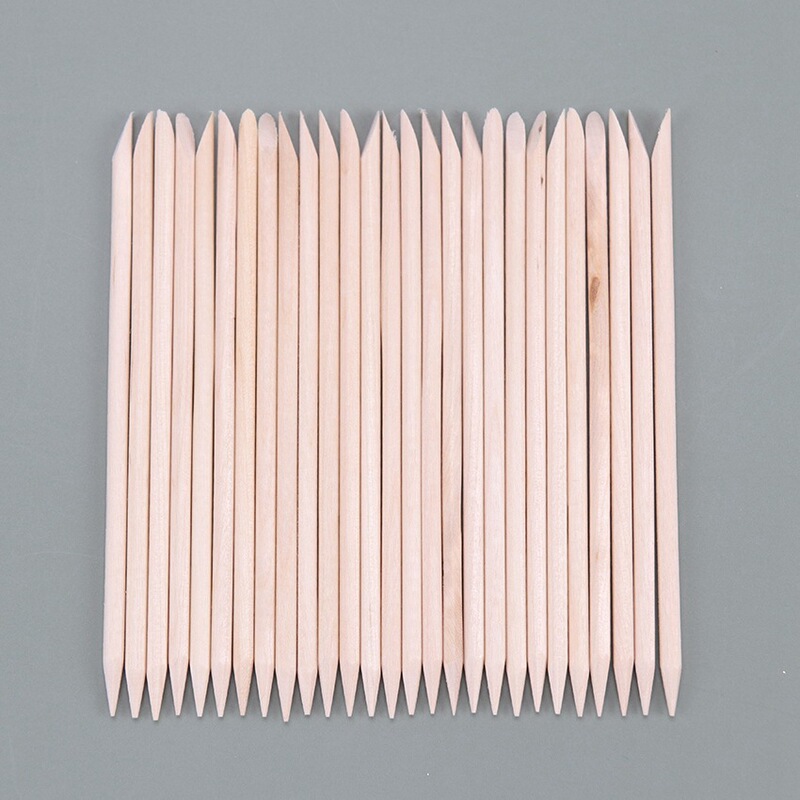 Nail Art Small Wooden Stick Wearable Nail Dot Diamond Nail Decal Press Stick Nail Removal Dead Skin Cleaning Wooden Stick 74/114mm Nail Art Small Wooden Stick Wearable Nail Dot Diamond Nail Decal Press Stick Nail Removal Dead Skin Cleaning Wooden Stick 74/114mm