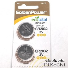 10�� goldenpower cr2032 lithium battery coin cell 3v�~��늳�