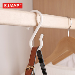 SJIAYP多用途S鈎小號 彩色塑料掛鈎s型 隨意S勾12PCS塑料掛鈎