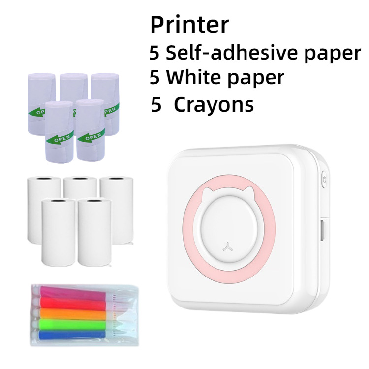 C15 impresora de etiquetas con Bluetooth portátil de mano térmica etiqueta engomada del inodoro impresión pequeña máquina de pregunta equivocada de bolsillo