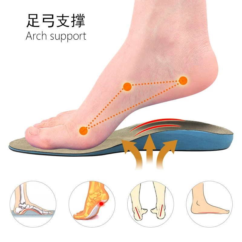 Прямой экспорт и внутренняя продажа ортопедических стелек из материала EVA для поддержки свода стопы при плоскостопии, мягких стелек и амортизирующих ортопедических изделий.