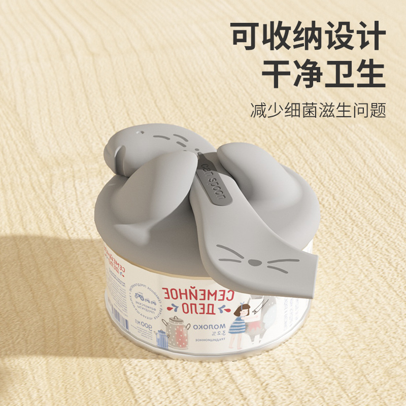 Nuevo gato enlatado cuchara abre latas mascota gatos enlatados tapa de sellado cuchara gatos perros enlatados tapa de sellado