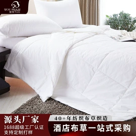 酒店床品套件;酒店床垫;纤维被