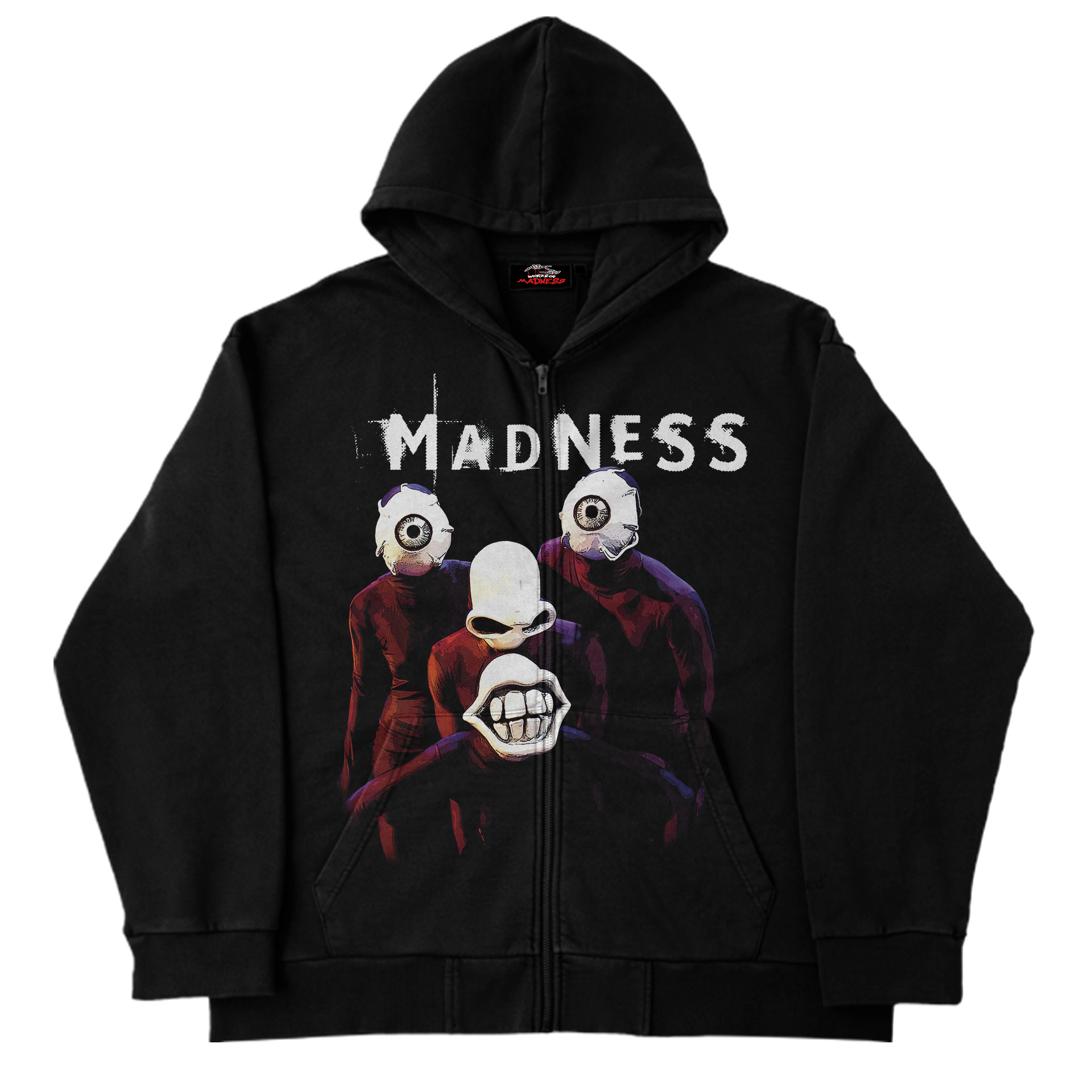Y2K Zip-Up Hoodie – Oversized Streetwear Jacket With Pockets (S-3XL, Lightweight Polyester, Unisex Urban Style)​_viptrois.com