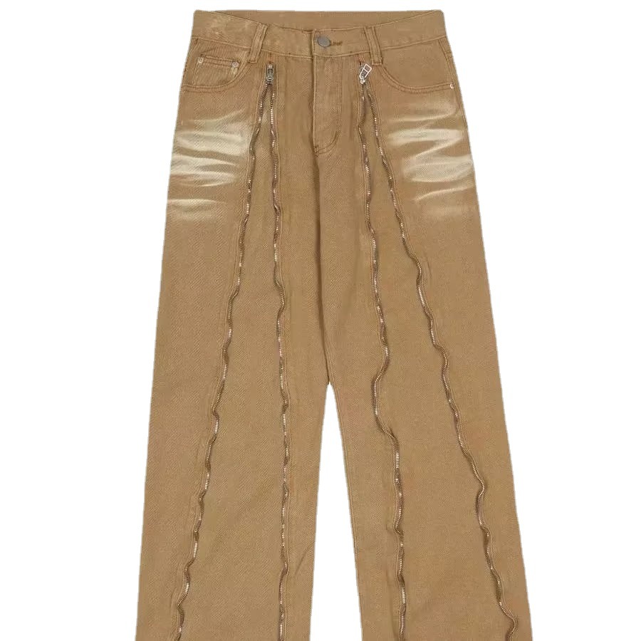 Washed Classic Hip Hop Jeans 4
