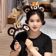 新商品のアニメかわいいアライグマのぬいぐるみのカチューシャ