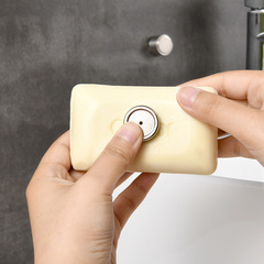 Cross-border stainless steel magnetic soap holder, minimalist face basin soap rack, wall-mounted drip-proof nail-free soap stand