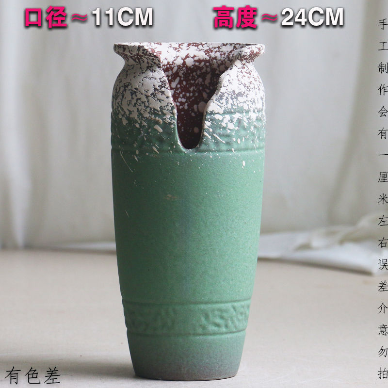 缺口花盆悬崖桩切口多肉缺口造型花盆悬崖式老桩深缺口高瘦陶瓷大|undefined
