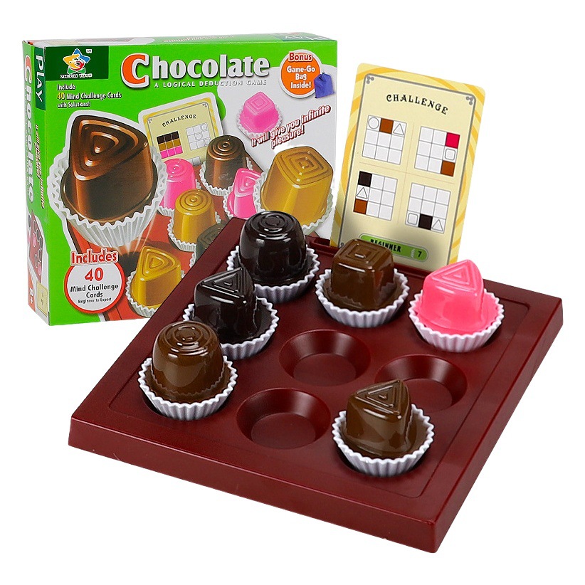 Pensamiento lógico de los niños Juego de chocolate ajedrez educación temprana entrenamiento de concentración educativo juguetes de escritorio interactivos entre padres e hijos