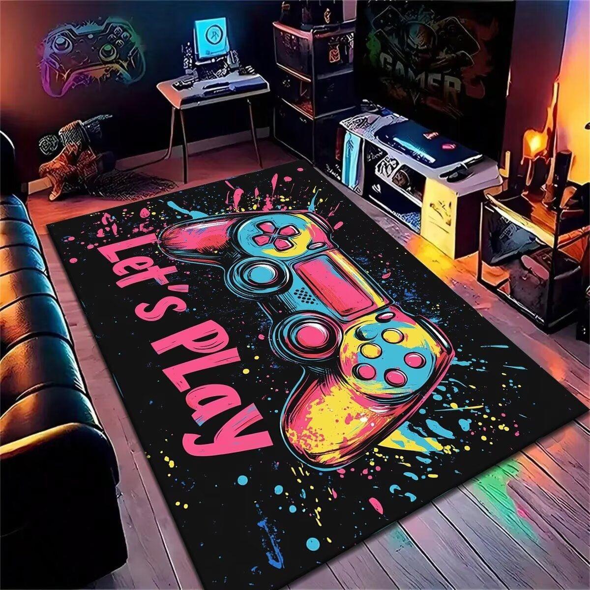 New diatomite gaming anti-slip cuttable carpet mat for entryway and bedroom use