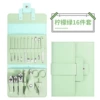 Case, nail scissors, set, 16 pieces