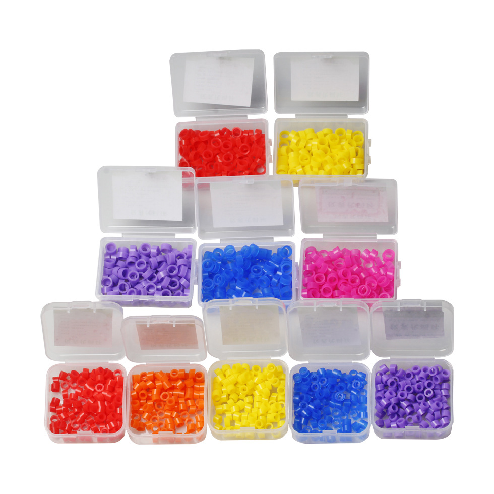 Anillo de identificación de desinfección de consumibles dentales anillo de identificación de color anillo de marcado de goma de silicona anillo de clasificación de desinfección anillo de código de instrumento