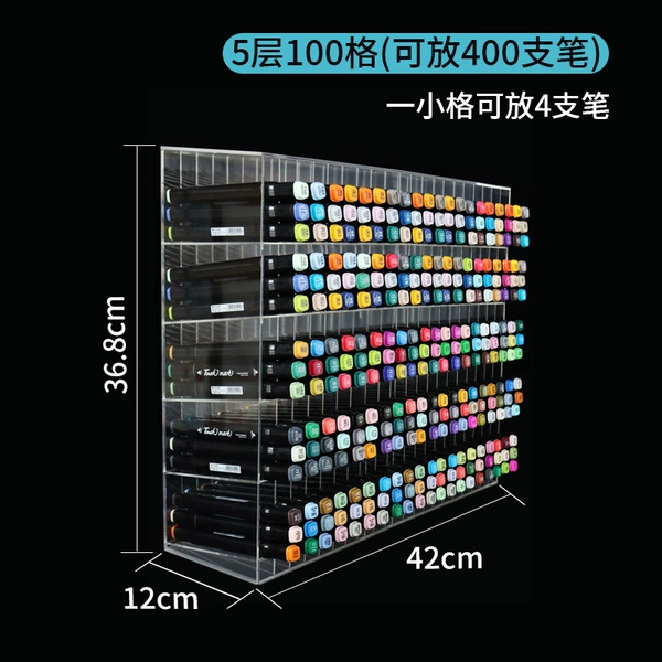 5-layer 100 grids (can hold 400 pieces)