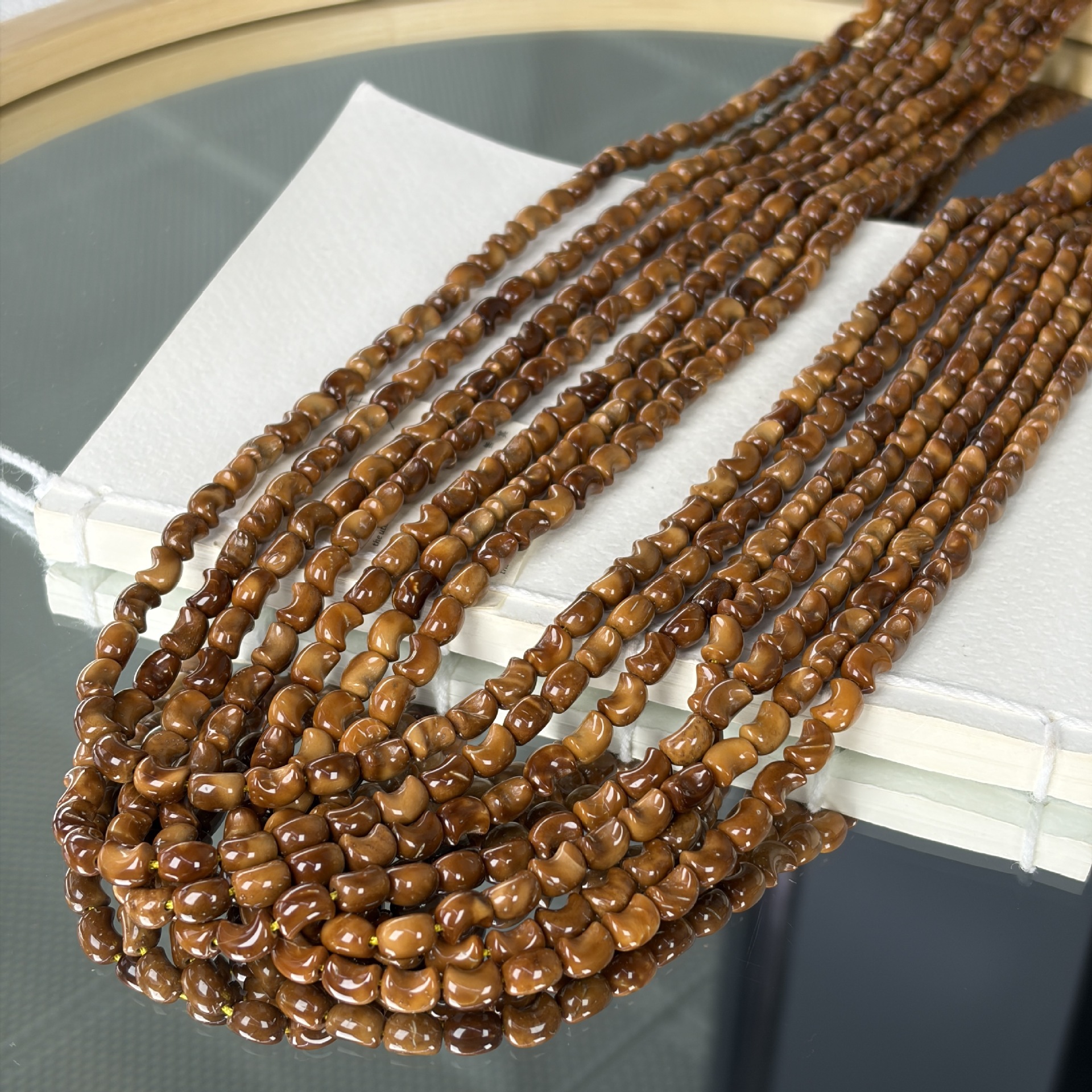 High-gloss Moon DIY Bracelet Necklace Accessories, Decorative Accessories, Disc Bead Accessories, Necklace Spacer Beads, Fashion Accessories
