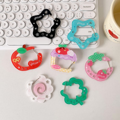 Insシンプルなアクリル登山ボタンの装飾人形の掛け具のボタンの痛みの掛け具の装飾ボタンのキーホルダーの小さい掛け飾り