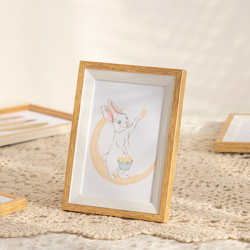 Photo Frame decoration Nordic simple living room table 6-inch 7-inch 10-inch printed photo frame wall hanging