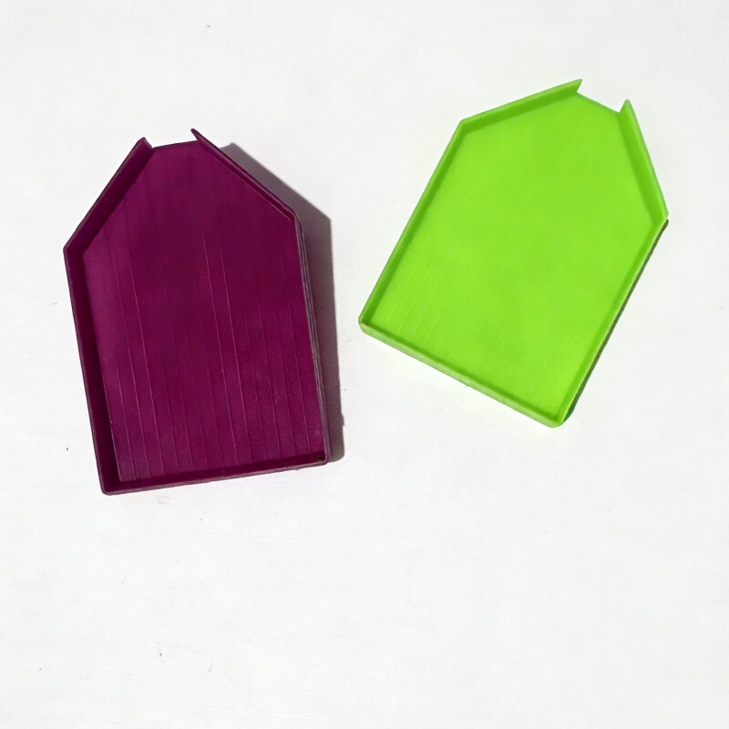 Diamond Painting Tools, Diamond Tray, Plastic Openable Diamond Tray Box, Flip Diamond Tray, DIY Diamond Tray, Purple Tray, Cross-Border