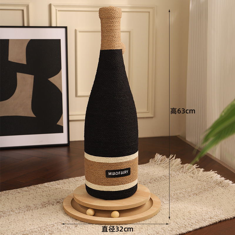 Patas de gato a prueba de gato Columna de agarre de gato Resistente a la captura Columna de sisal grande Gato de gato Garra de molienda Juguetes para gatos Palos para gatos divertidos Productos para gatos