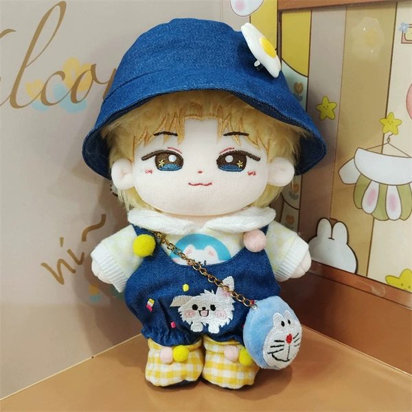 Cui Ranjun+Charming Little Wolf Suit+Blue Cat Bag