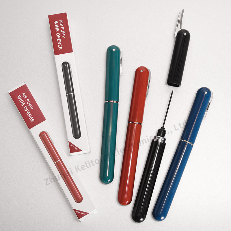 Abridor de botellas de presión de aire de fábrica Kelitong nuevo abrebotellas de presión de aire de vino de aguja TikTok transfronteriza en Stock