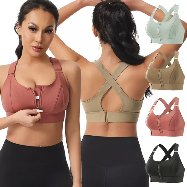 Sports Bra for Women, High-Intensity Shock-Proof Push-Up Running Sports Bra, Large Bust, Large Size, Highly Supportive Yoga Vest