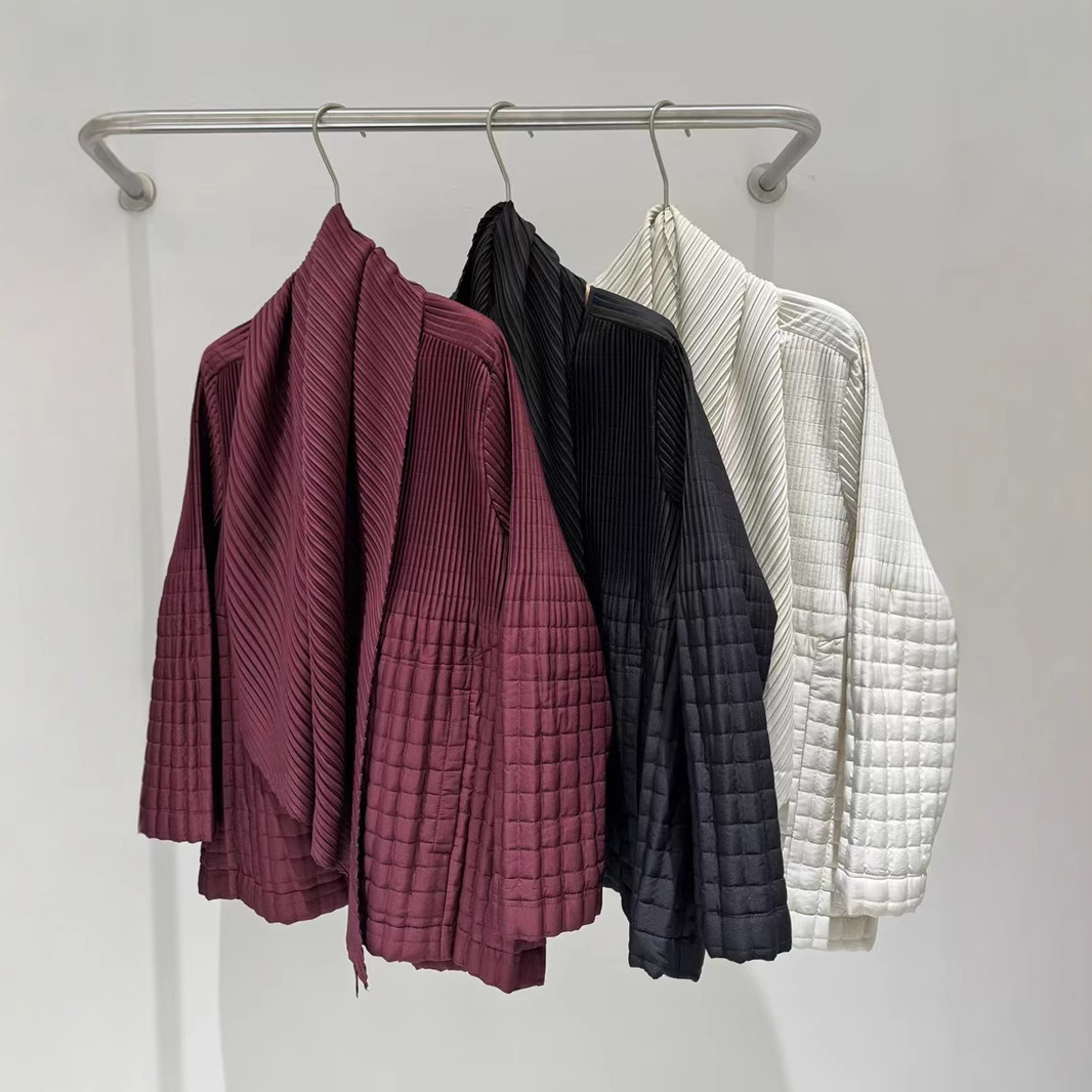 高级感褶皱棉衣外套女专柜同款冬季2025新款欧美外贸棉服跨境女装