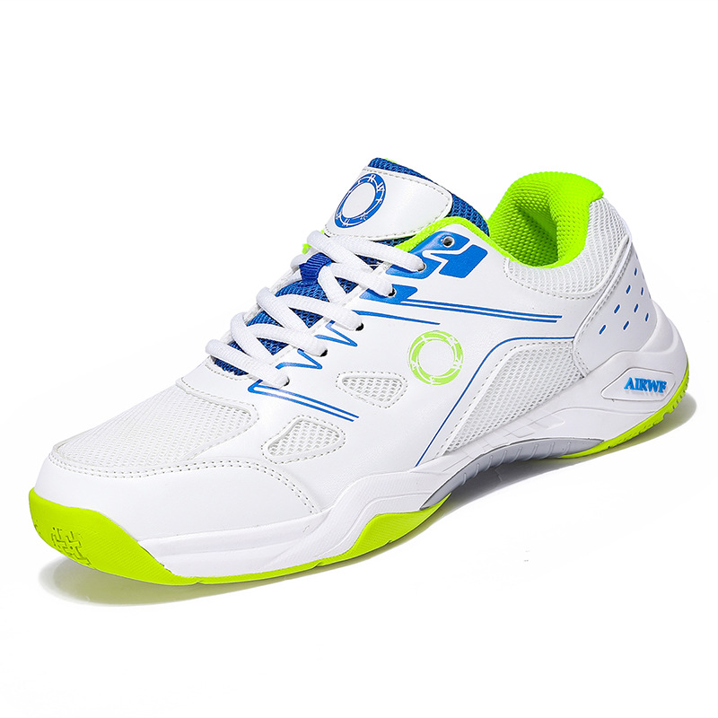 Nuevos zapatos de tenis transfronterizos ligeros transpirables antideslizantes bádminton hombres y mujeres zapatos de tenis de mesa al aire libre al por mayor
