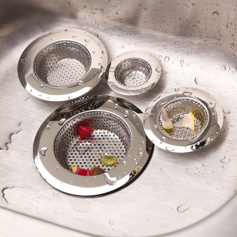 Cocina de acero inoxidable fregadero de cocina red de filtro para lavabo de verduras doméstico estanque de agua antifugas de bloqueo de lavado de platos aislante de escoria canal de agua