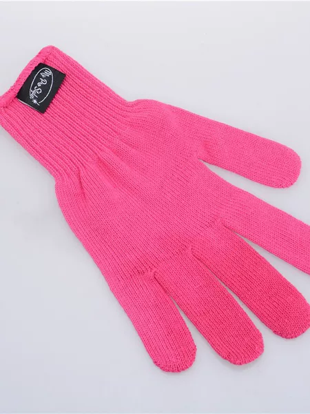 Professional Heat Resistant Gloves for Hair Styling Heat Blocking Curling for Flat Iron for Left Right Hand