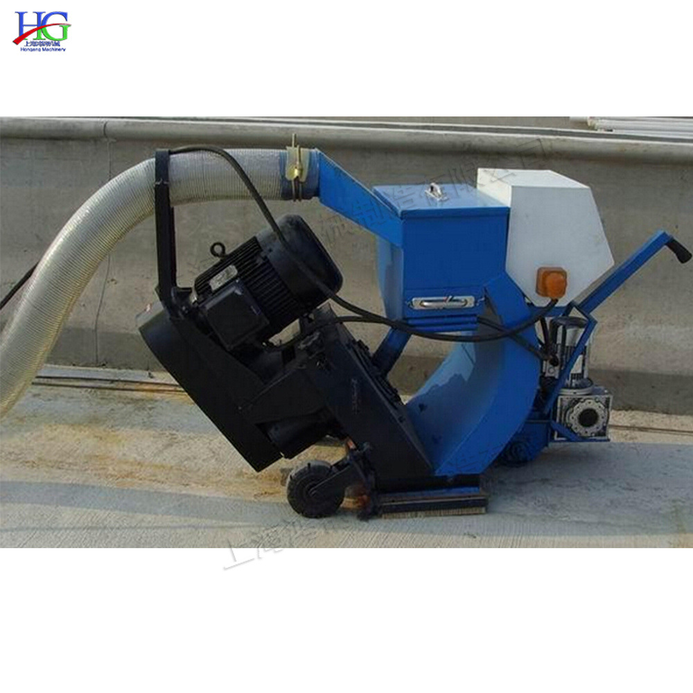 路面浮浆清理设备 电动式市政道路抛丸机 小型混凝土地面打毛机