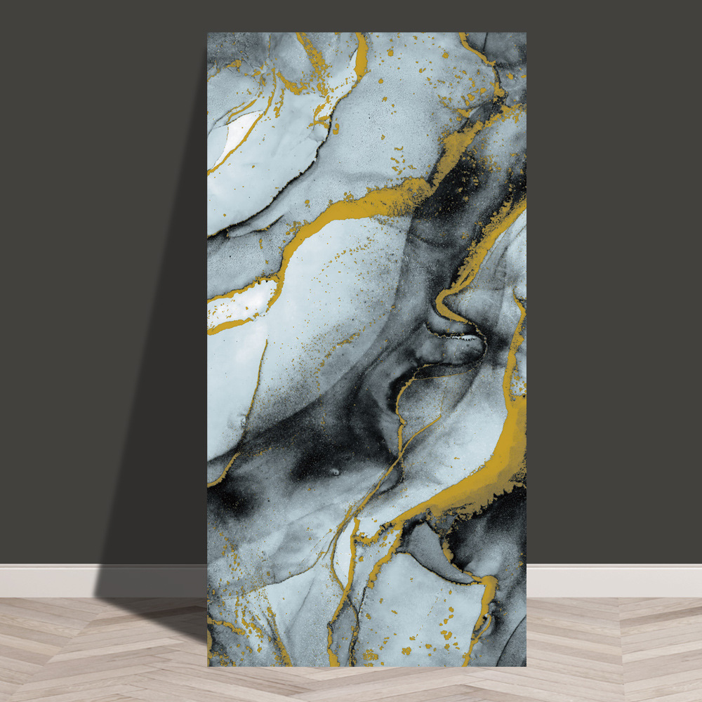 azulejos imitados mármol pegatinas de pared PVC placa de aluminio y plástico decoración papel pintado impermeable a prueba de humedad papel pintado autoadhesivo pegatinas de cocina